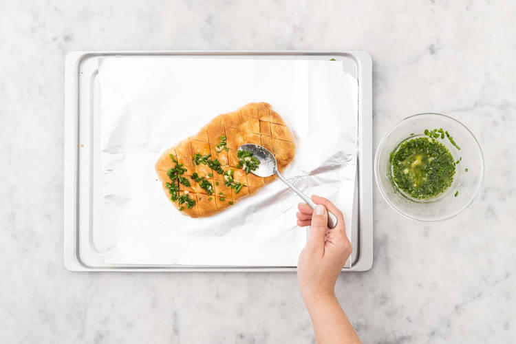 Make the Garlic and Chive Butter