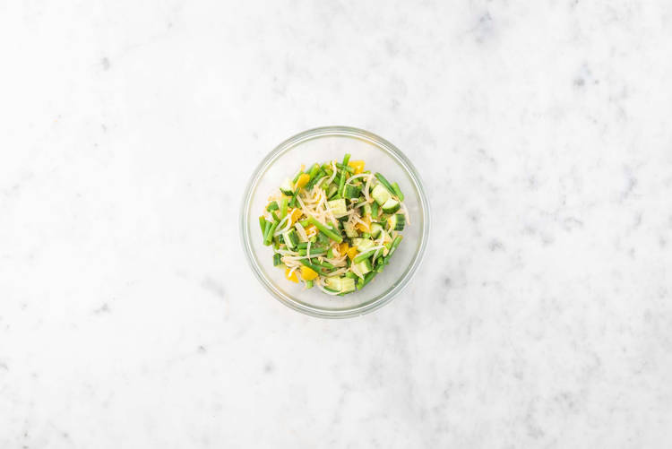 Préparer la salade