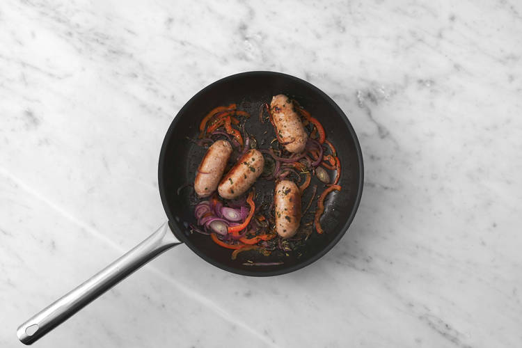 Cuire la saucisse de poulet