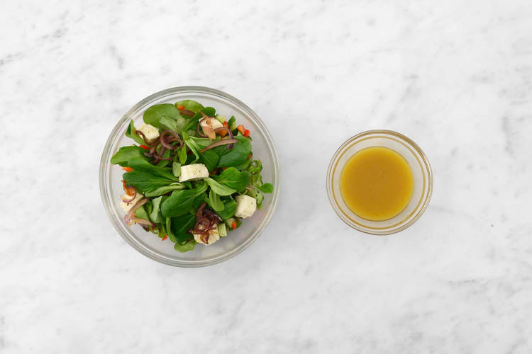 Préparer la salade