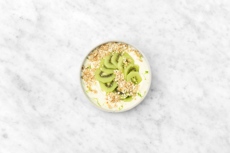 Kiwi and Lime Granola Yoghurt