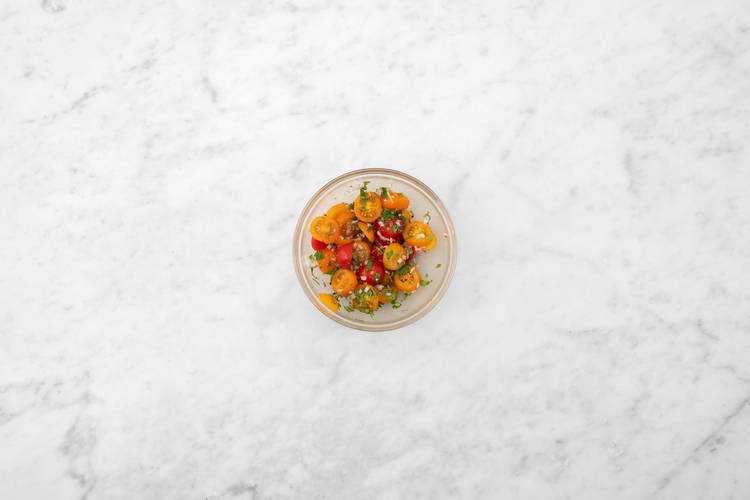 Terminer la préparation et faire le pico de gallo