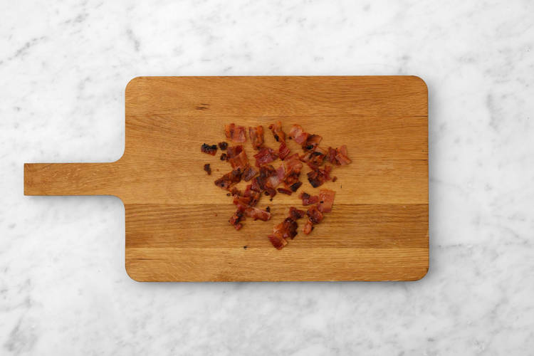 Finish bacon and squash