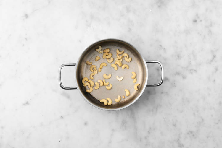 Cashews vorbereiten