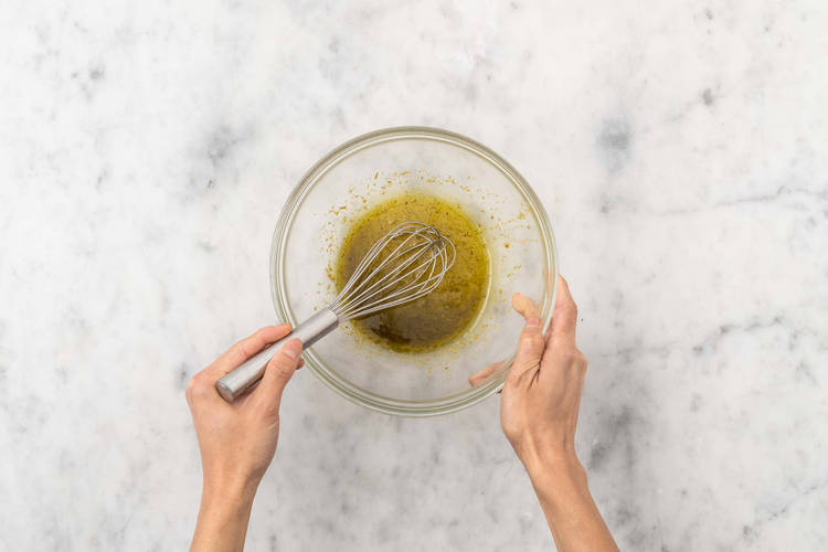 Dressing vorbereiten