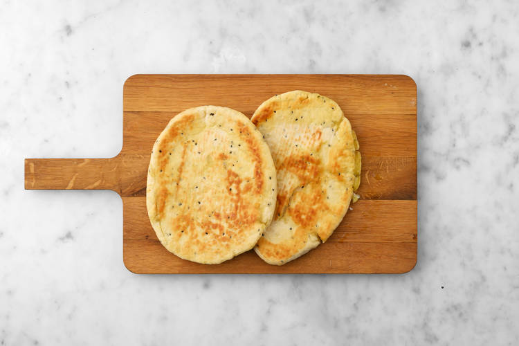 Scaldare i naan 