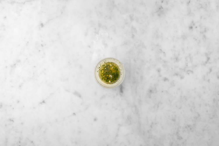 Make rosemary-garlic butter