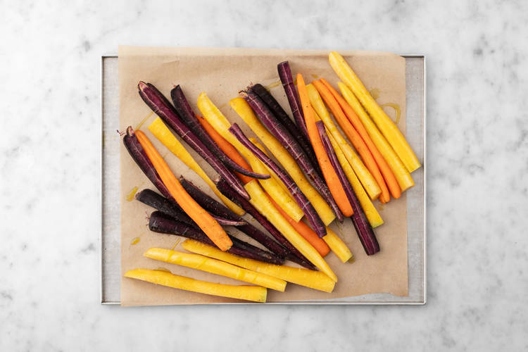 Prep and roast carrots
