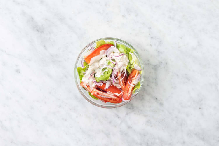 Salade maken