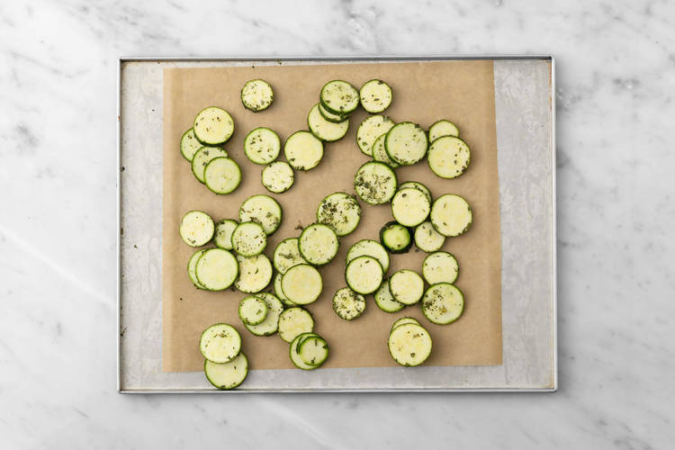 Rôtir la courgette