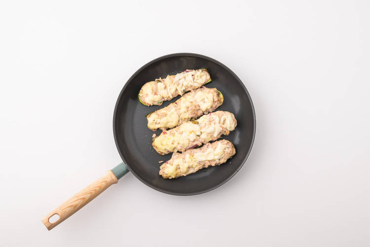 Mozzarella smelten