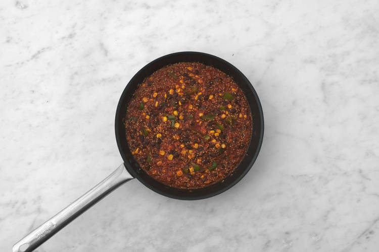 Bohnengemüse fertigstellen