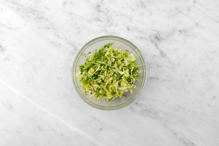 Salat vorbereiten