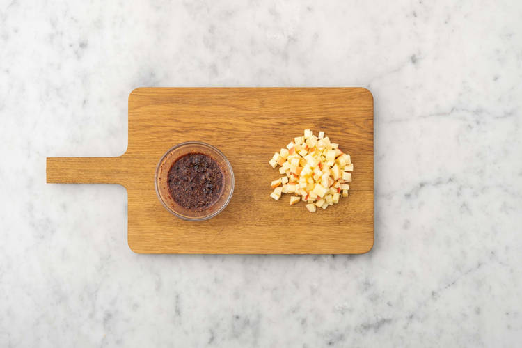 Préparer et mélanger la Unités de vinaigrette