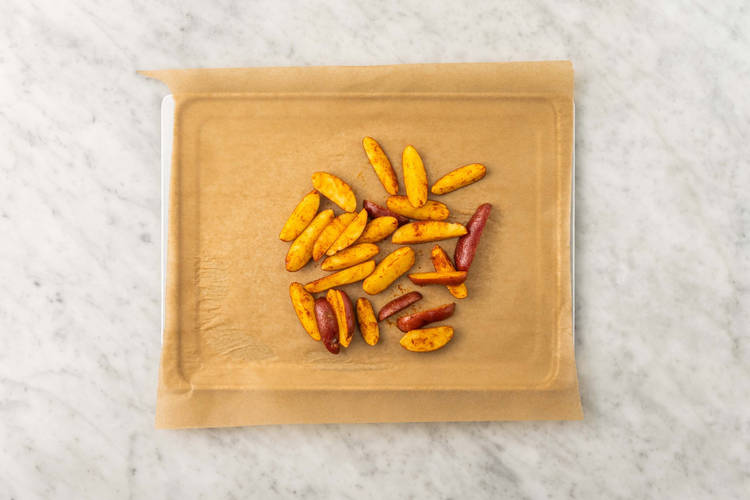 Préparer et rôtir les pommes de terre