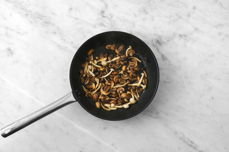 Cuire les champignons