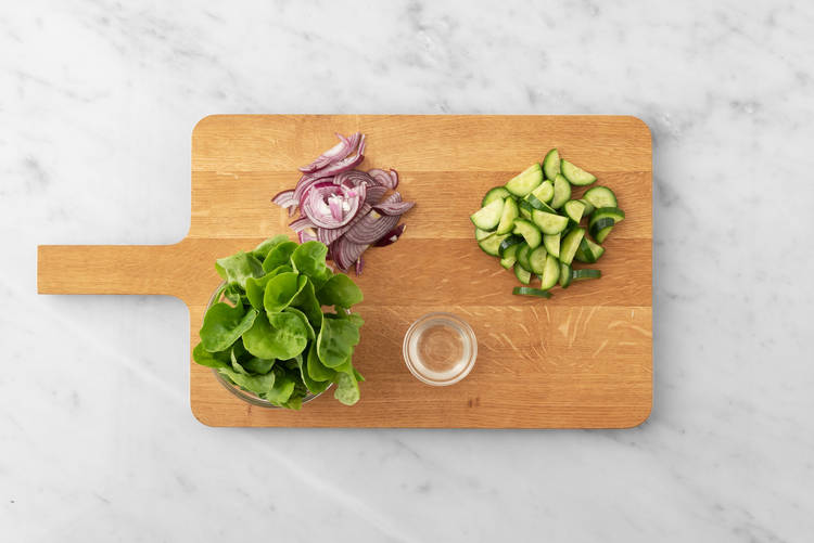 Préparer la salade