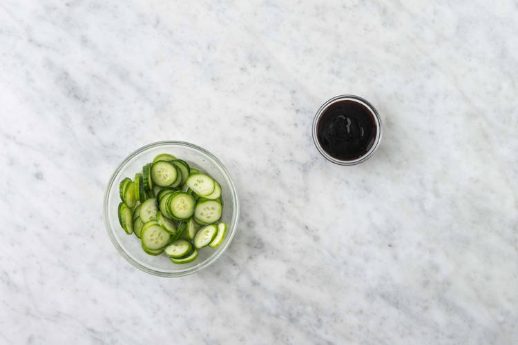 Préparer le concombre à l'aigre-douce