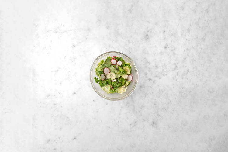 Préparer  la salade