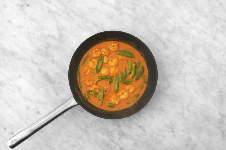 Add the Prawns
