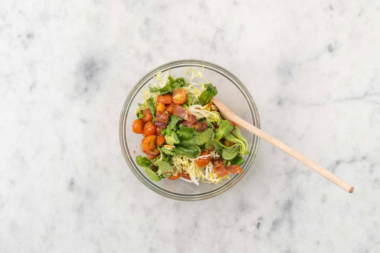Préparer la salade