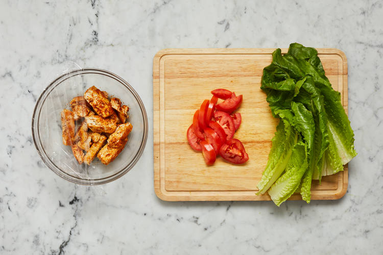 Heat Chicken & Finish Prep