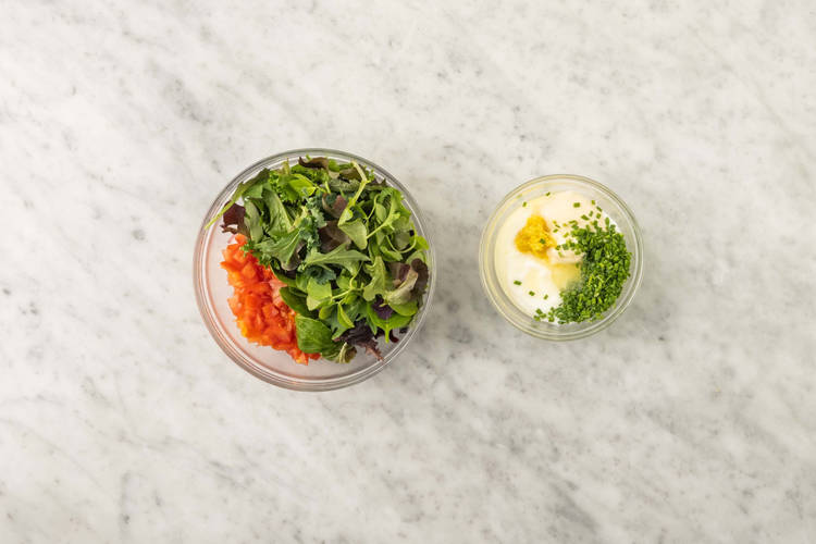 Preparare l'insalata