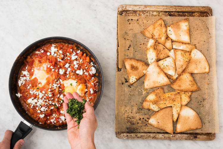 Préparez les chips de tortilla