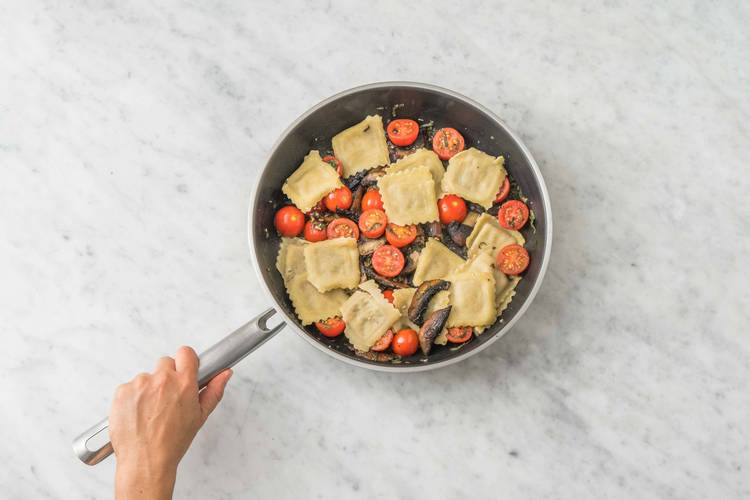 Incorporer les raviolis