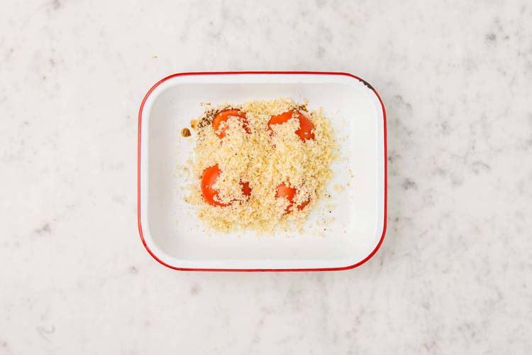 Enfourner le poivron