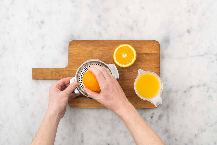 Faire le jus d'orange