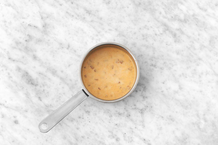 Faire la crème de chorizo