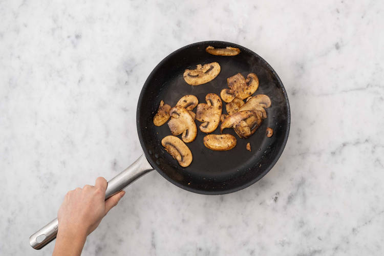 Cuire les champignons