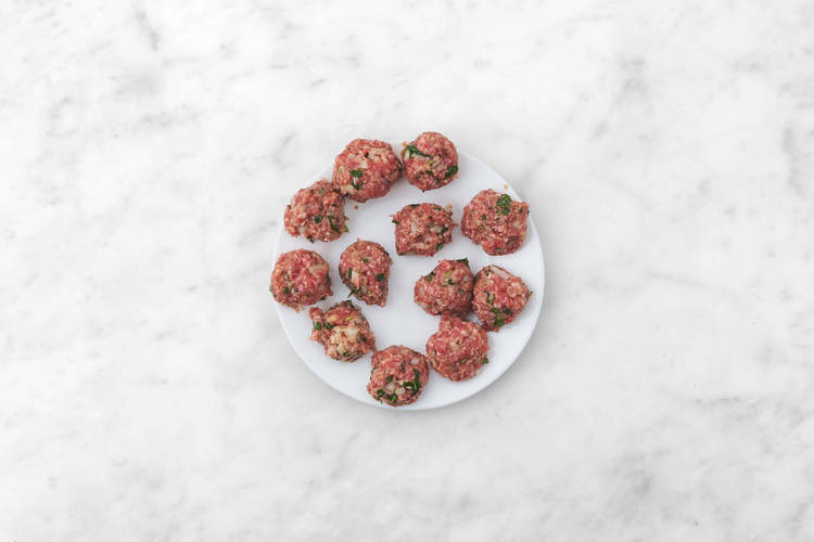 Faire les boulettes