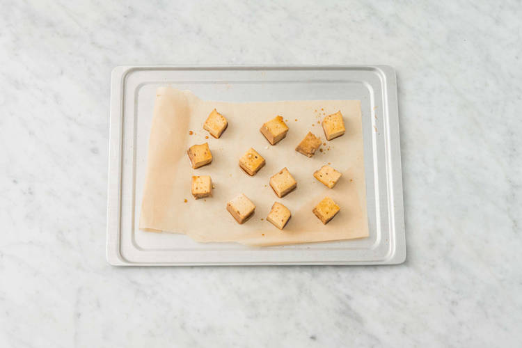 Enfourner le tofu