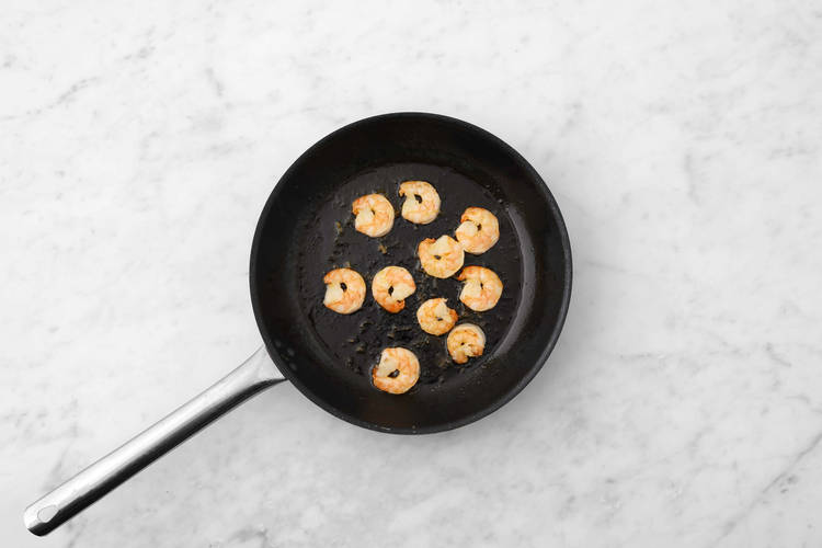 Cuire les crevettes