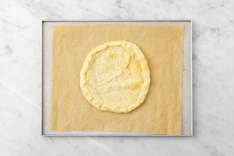 Cuire la pâte à blanc