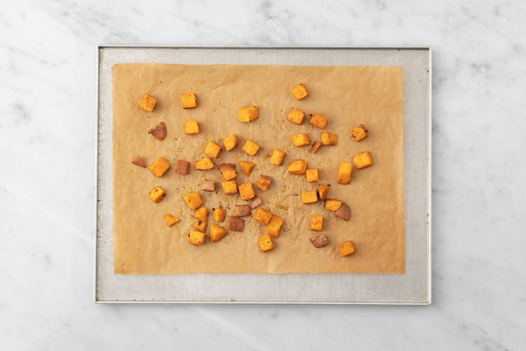 Prep and roast potatoes