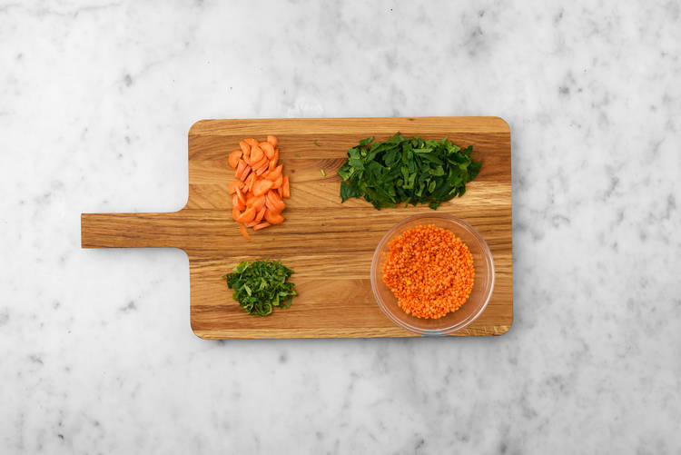 Préparer et terminer les échalotes frites