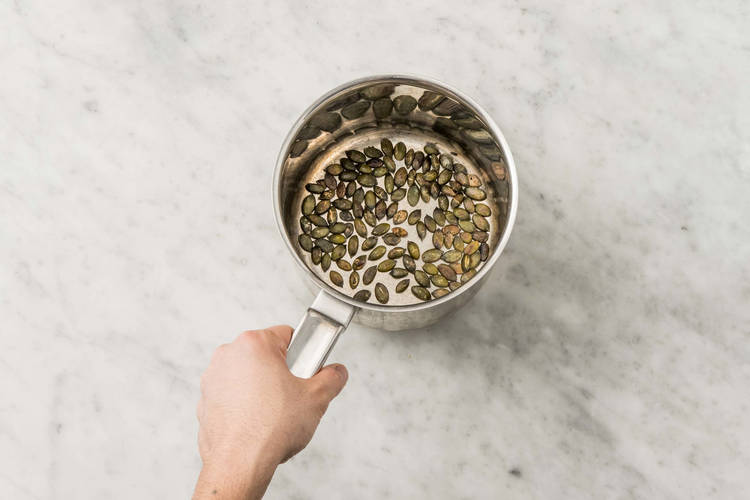 Kürbiskerne rösten