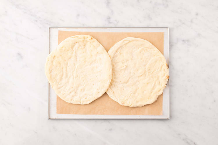 Prepara las bases de pizza