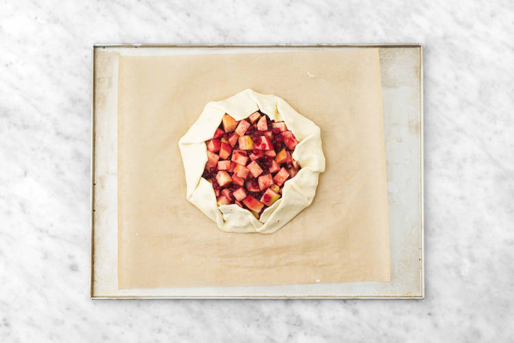 Garnir la tarte