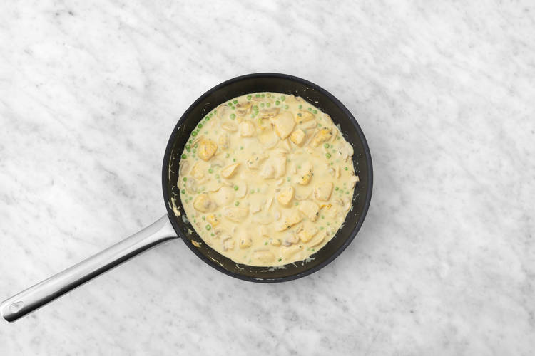 Préparer la sauce Alfredo