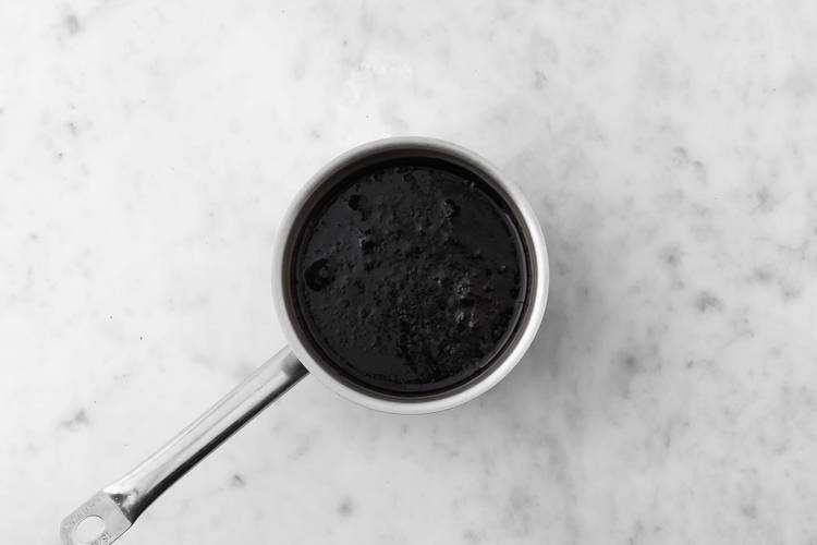 Make the Blueberry Sauce