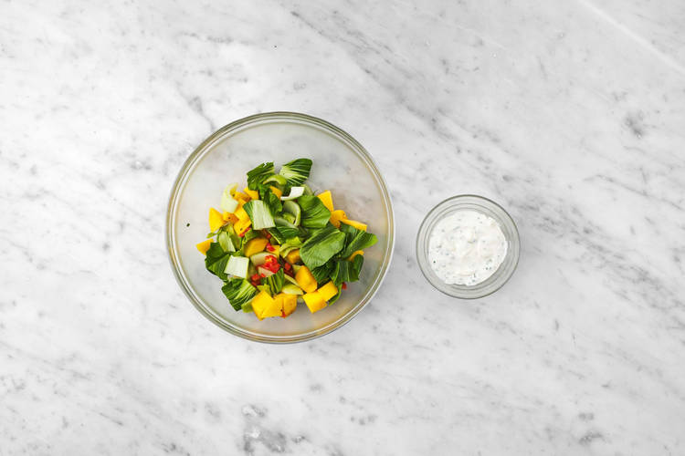 Blanda gräslöksyoghurt