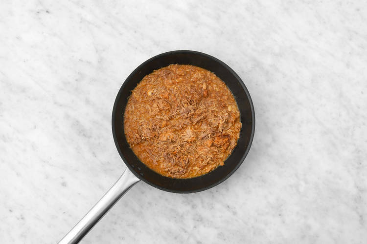 Scaldare il pulled pork