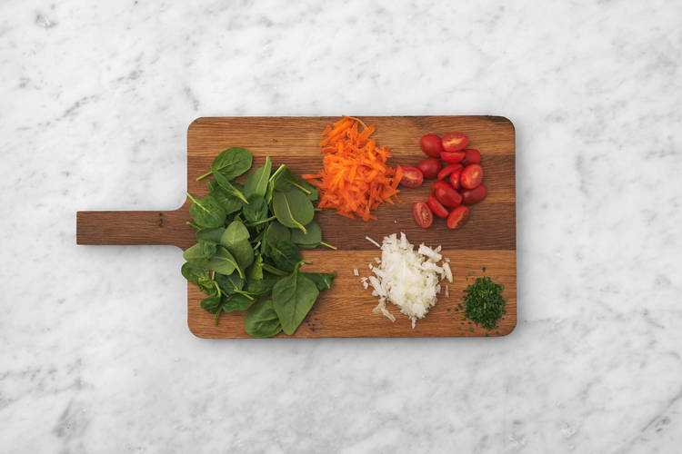 Förbered grönsaker