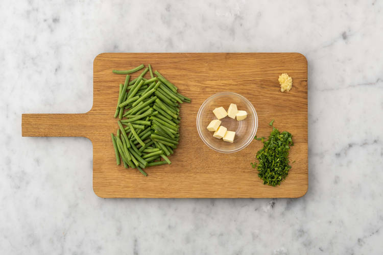 Prep and cook shrimp