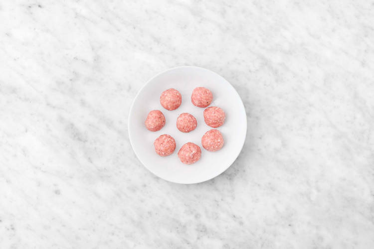 Préparer les boulettes