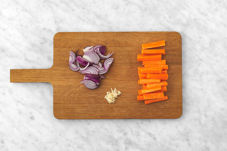 Prepara las verduras